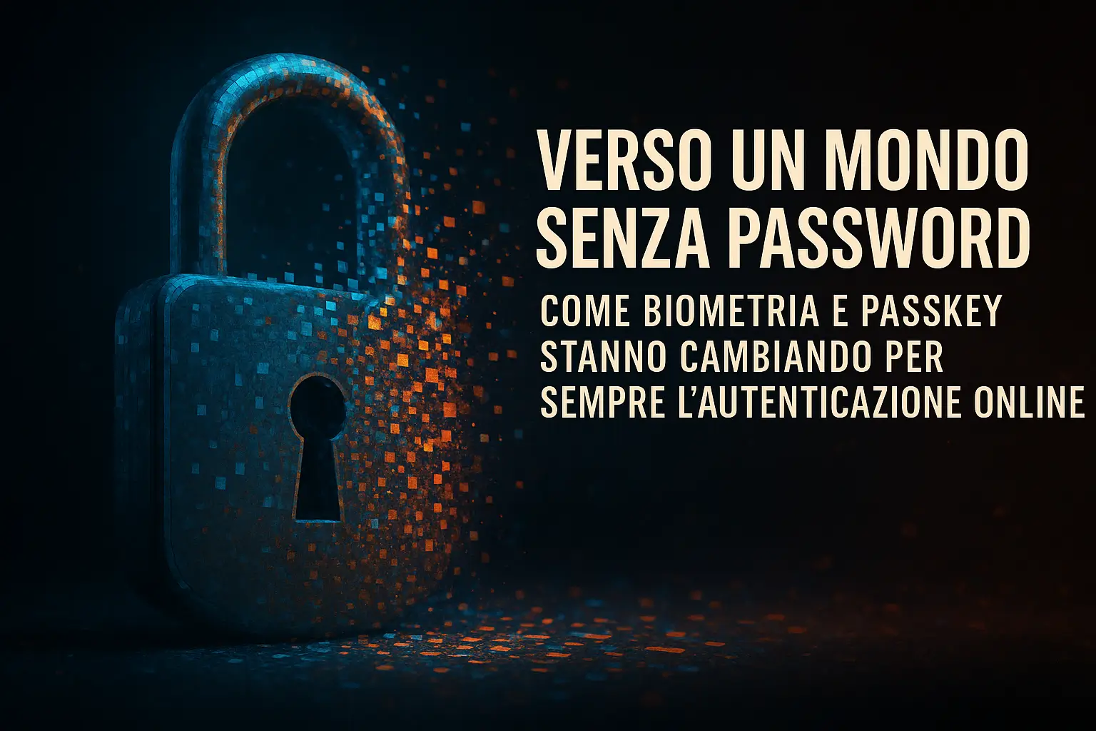 Verso un mondo senza password: come biometria e passkey stanno cambiando per sempre l’autenticazione online